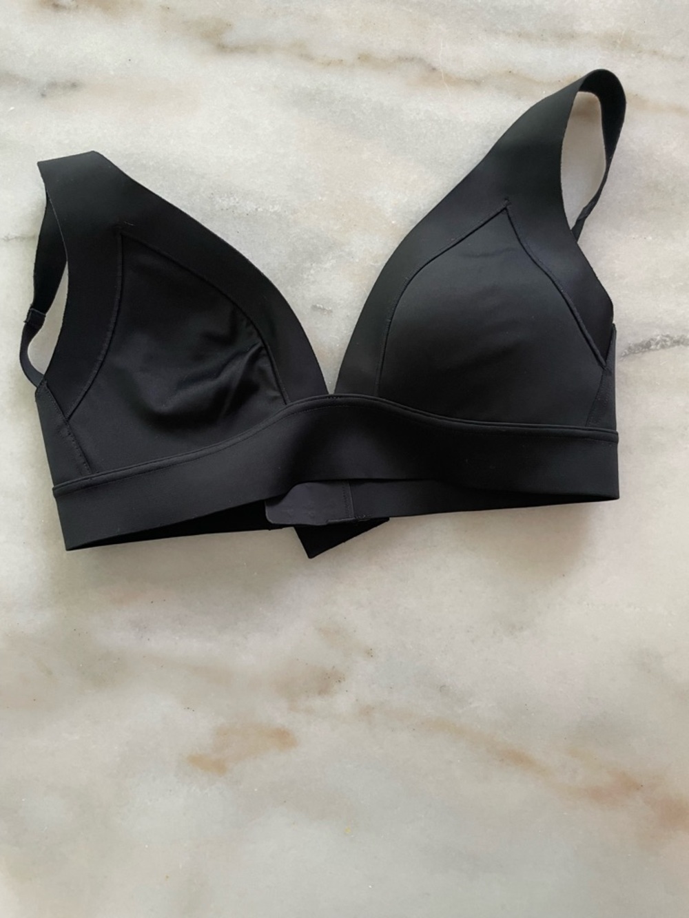 Athleta Black Wireless Triangle Bralette - Women Intimates & Sleepwear size M